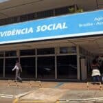 Fachada de uma agência da Previdência Social, onde novos servidores devem atuar após o concurso INSS.